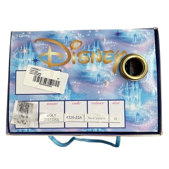 Irregular Choice x Disney Cinderella Ugly Sisters Flats Navy Purple Size 41 NEW - Picture 15 of 16